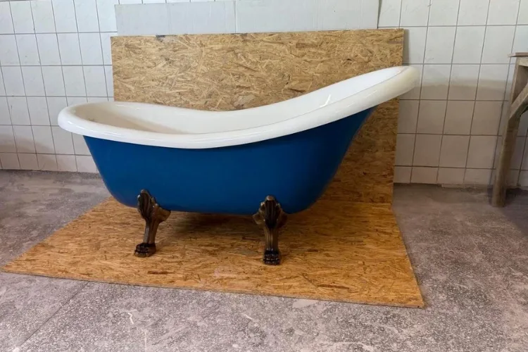 Ludwik - Wanna Retro Niebieska Ludwik - Wanna Retro Niebieska