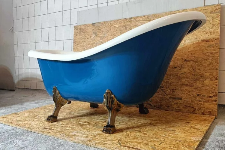 Ludwik - Wanna Retro Niebieska Ludwik - Wanna Retro Niebieska