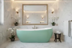 Wanna Wolnostojąca Light Green Melania 170 cm