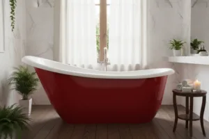 Wanna wolnostojąca w stylu retro