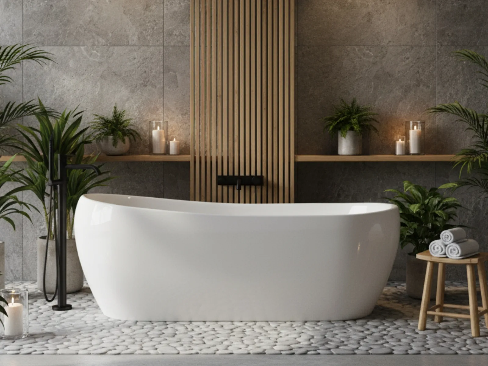 Melania - Wanna Wolnostojąca Kompozytowa