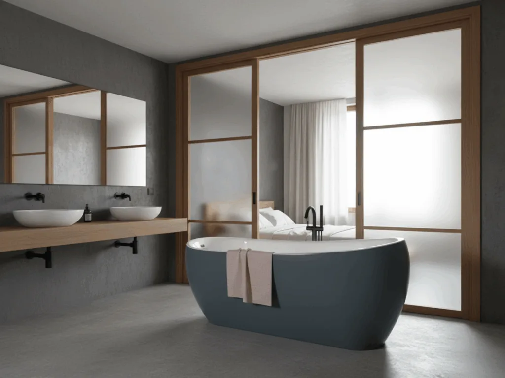 Melania wanna niebieskoszara - ral 7031