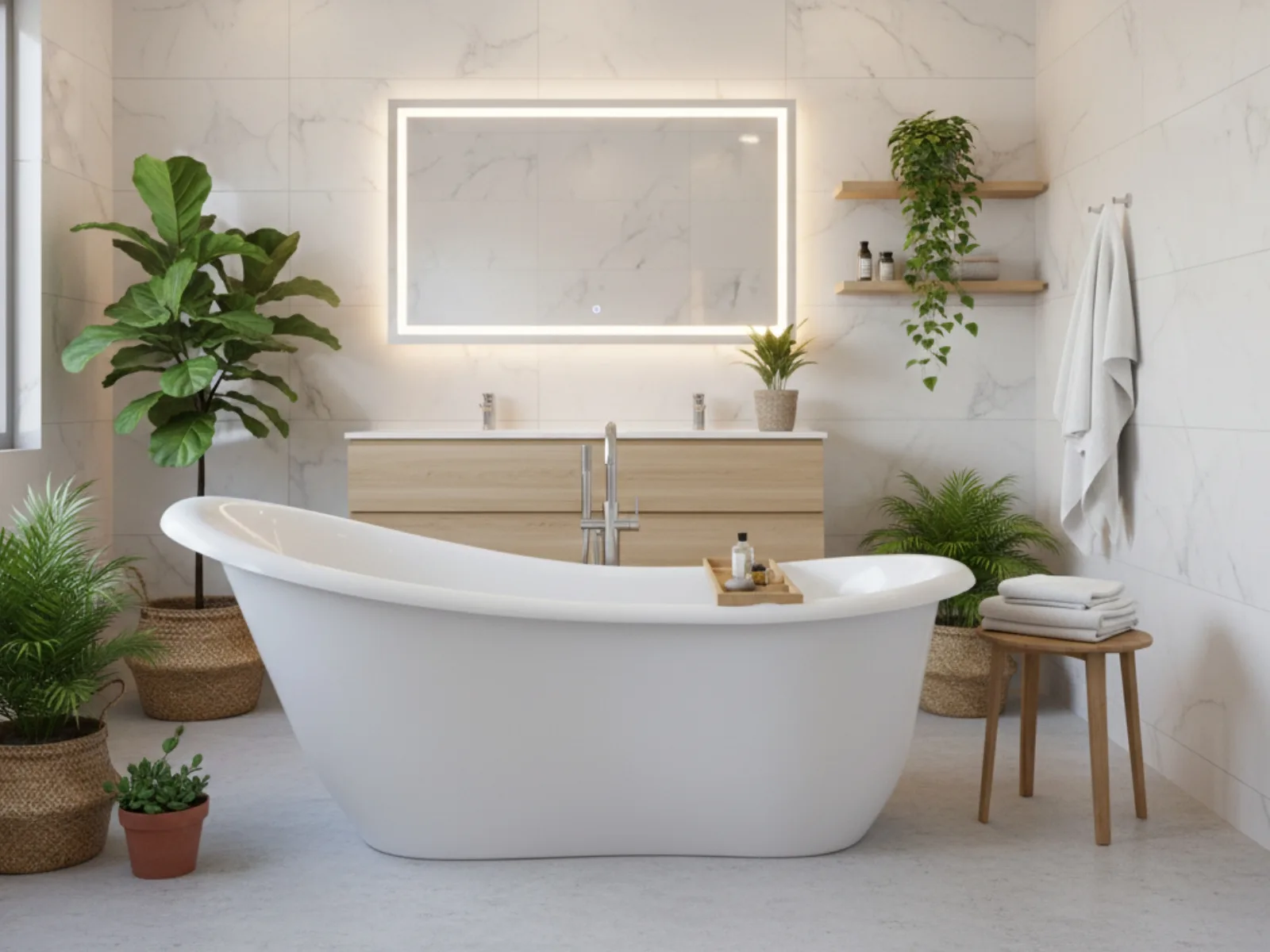 Jadwiga Wanna Wolnostojąca Retro